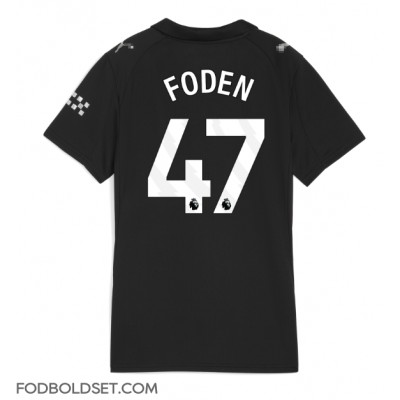 Manchester City Phil Foden #47 Udebanetrøje Dame 2025-26 Kortærmet Manchester City Phil Foden #47 Udebanetrøje Dame 2025-26 Kortærmet